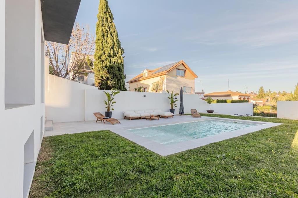 Villa Con Piscina Privada Gelves Exterior foto